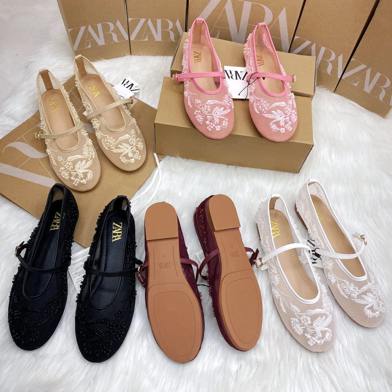 Zara Beaded Ballerina (BIG FITTING) photo 2