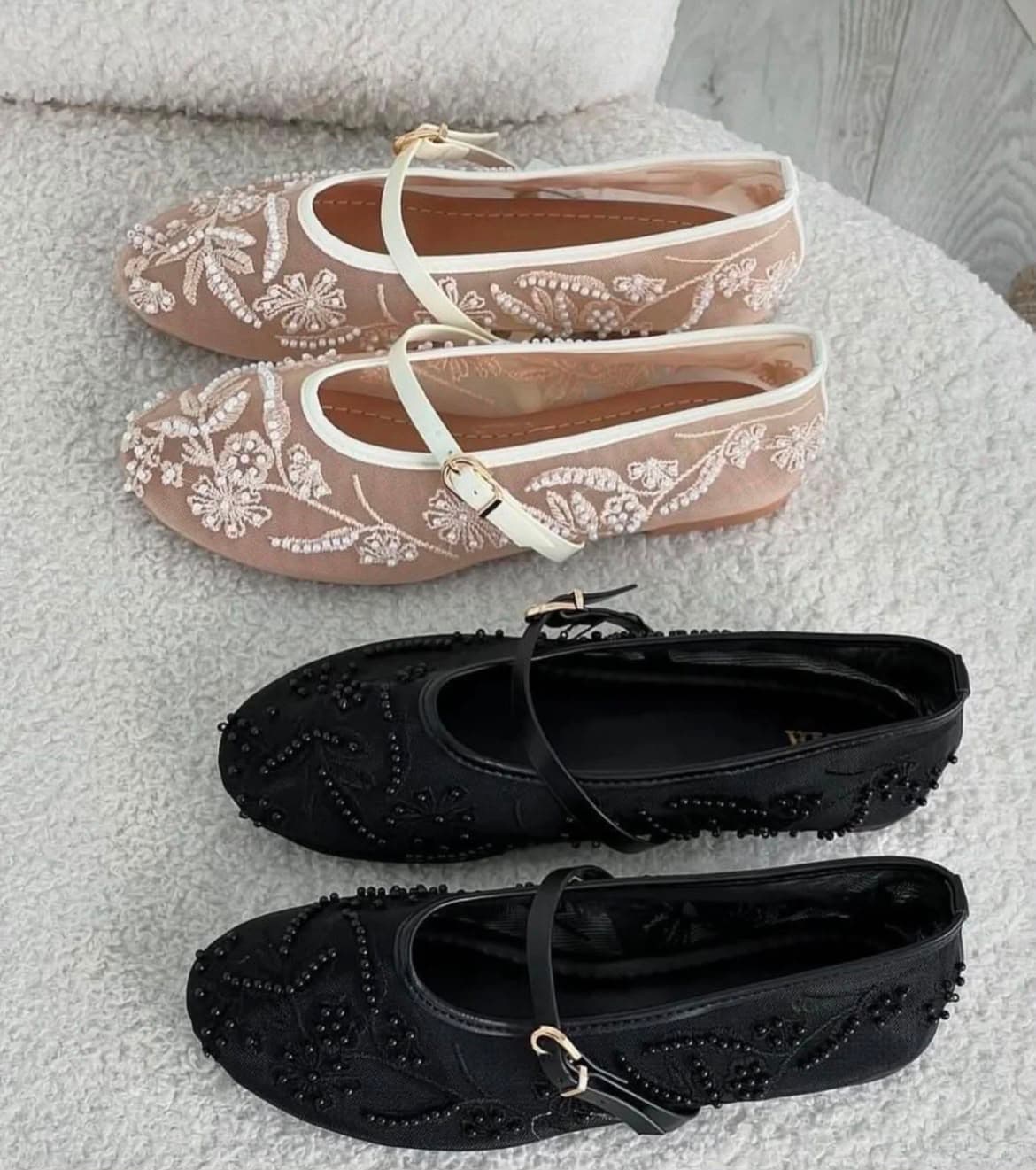 Zara Beaded Ballerina (BIG FITTING) photo 3